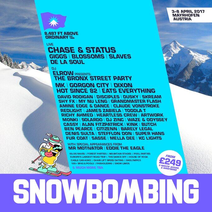 Snowbombing Unveils Huge Second Wave Of Acts For 2017
