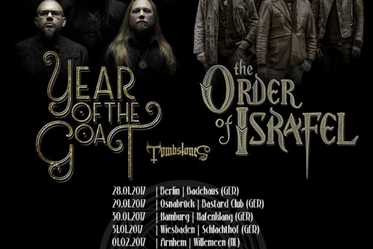 Year Of The Goat & The Order Of Israfel: co-headlining tour in 2017