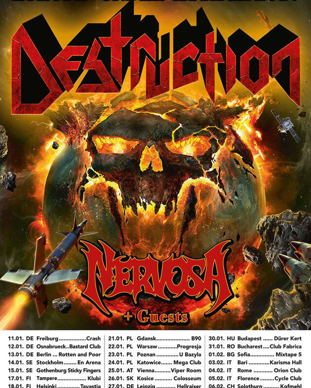 Destruction announce "Europe Under Attack 2017"!
