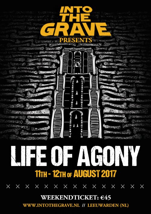 Life of Agony op Into the Grave 2017