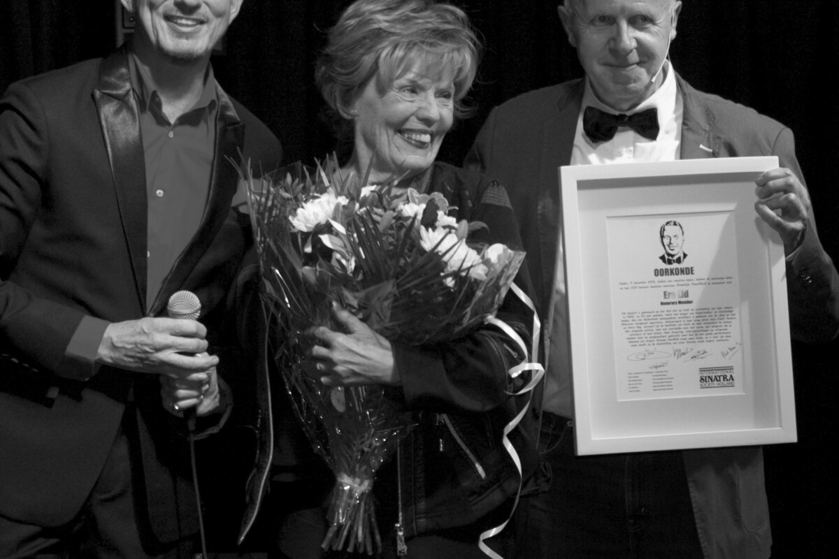 Greetje Kauffeld erelid van de Nederlandse Sinatra Society