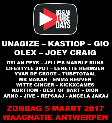 Tweede editie van de Belgian Tube Days op 5 maart 2017