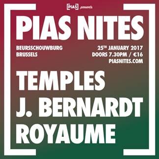 [PIAS] Nites verwelkomt Temples - J. Bernardt - Royaume