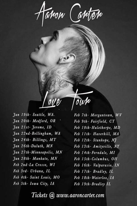 Aaron Carter maakt comeback in 2017!