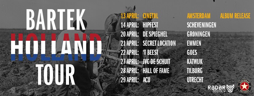 Debuutalbum BARTEK heet BARTEK en verschijnt op 13 april