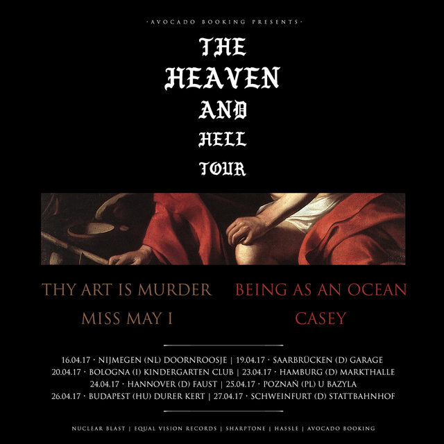 Thy Art Is Murder to tour Europe in April!
