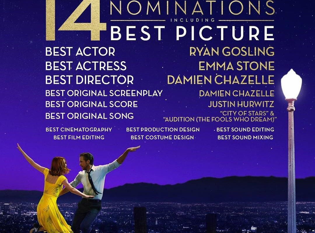 14 Oscarnominaties voor La La Land