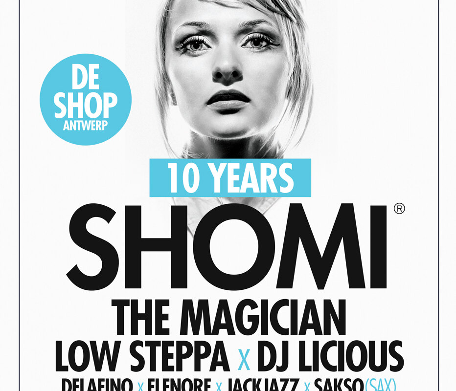 We vieren 10 jaar SHOMI. U toch ook? 