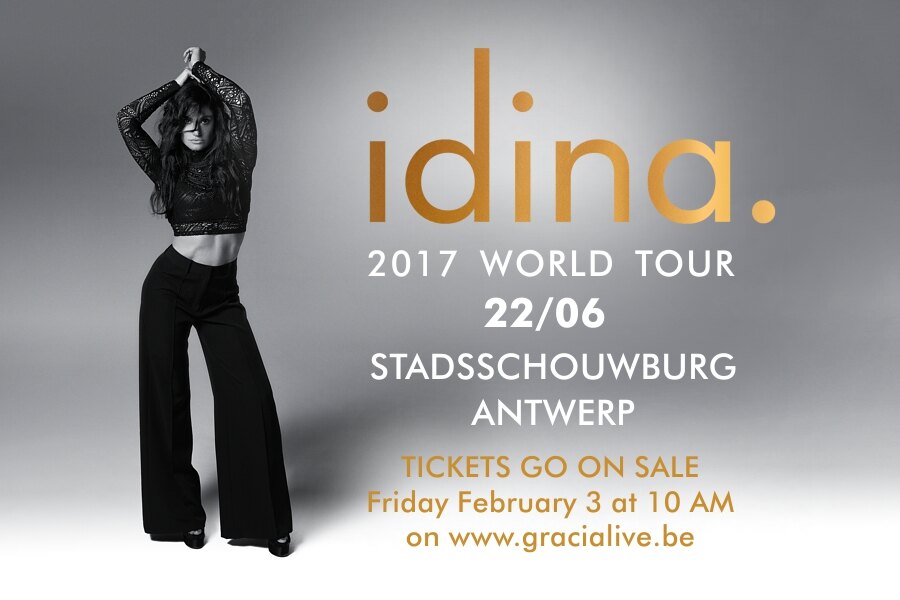 Idina Menzel op 22 juni in de Stadsschouwburg in Antwerpen