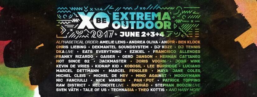Extrema Outdoor België maakt programma bekend