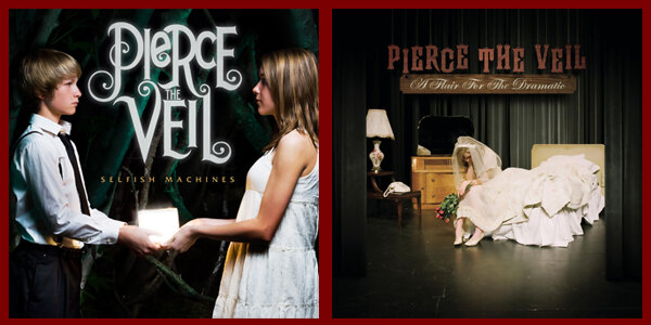 Rude Records re-issuing today Pierce The Veil's "Selfish machines" & "A flair for the dramatic"