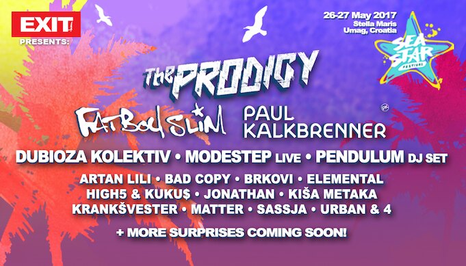 EXIT Team reveal new acts for Sea Star festival in Croatia