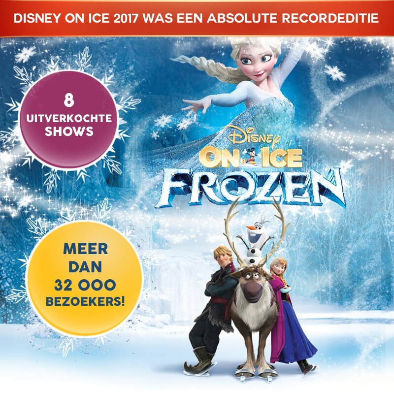 Disney On Ice keert na recordeditie terug naar de Lotto Arena in 2018 