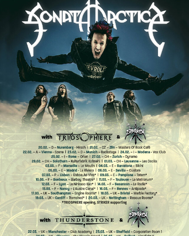Sonata Arctica - European tour under way!