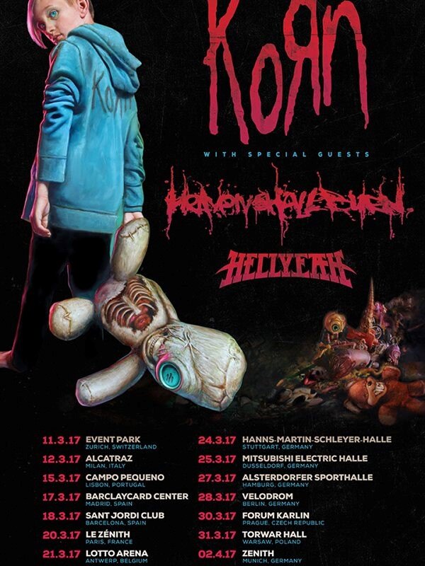 Hellyeah European Spring Tour Supporting Korn!