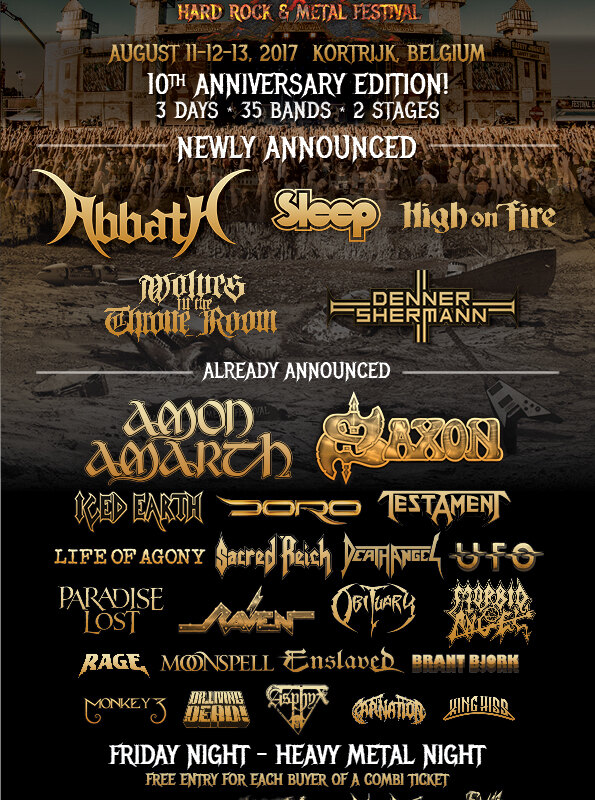 5 nieuwe namen voor Alcatraz Hard Rock & Metal Festival