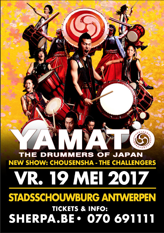Sensationele Japanse drummers van Yamato brengen nieuwe spektakelshow in Antwerpen en Gent