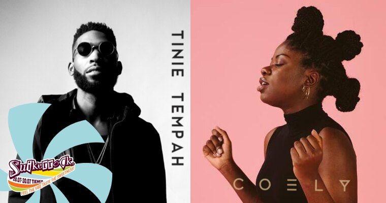 Coely en Tinie Tempah op Suikerrock 2017!