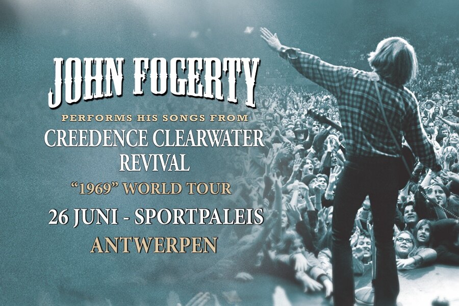 Concert van John Fogerty verhuist van de Lotto Arena naar het Sportpaleis 