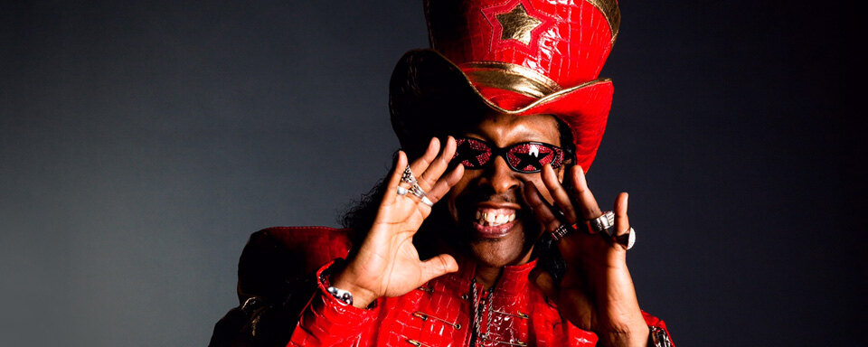 Funklegende Bootsy Collins komt op 28 juni naar OLT Rivierenhof