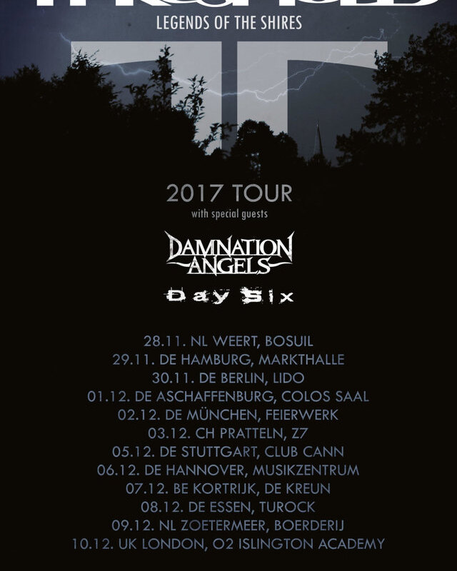 Threshold announce support acts for their upcoming tour!