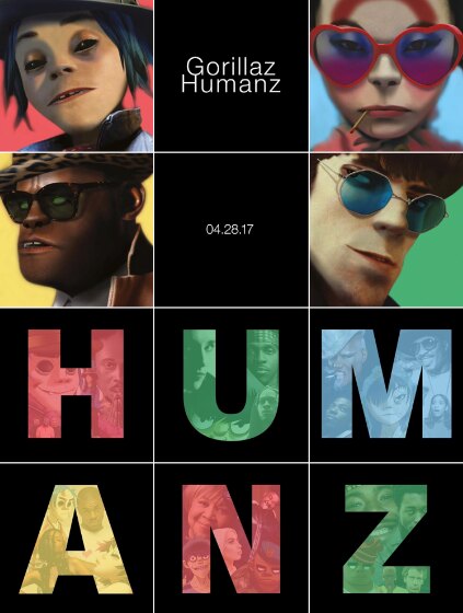 Gorillaz: nieuw album 'Humanz' verschijnt op 28 april 