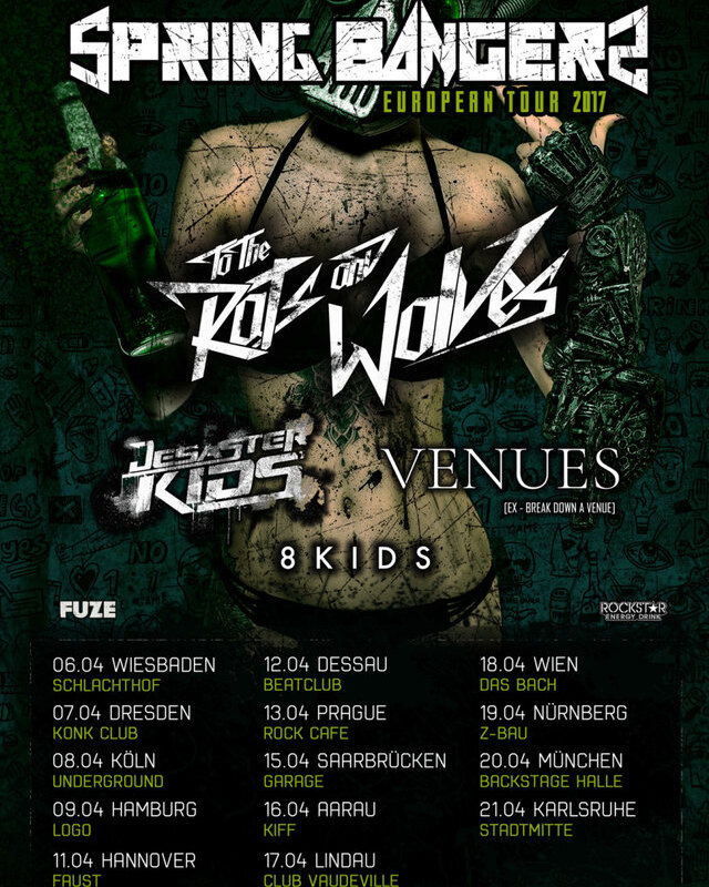 To The Rats And Wolves - European tour kicks off tomorrow!