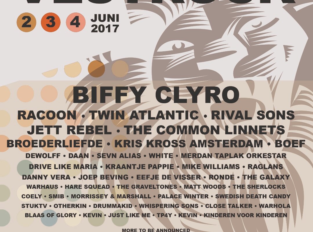 Racoon, Boef, Kris Kross Amsterdam en Rival Sons op VESTROCK 2017