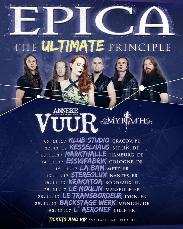 Epica announces »The Ultimate Principle Tour«!