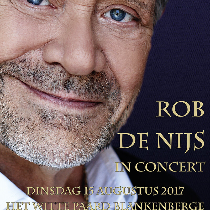 Rob de Nijs in Het Witte Paard op 15 augustus