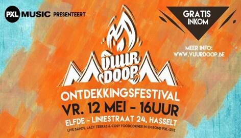 PXL-Music organiseert ontdekkingsfestival ‘Vuurdoop’ op vrijdag 12 mei