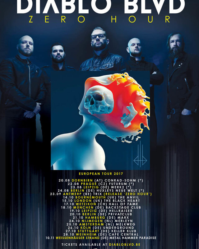 Diablo BLVD announce European »Zero Hour« tour 2017!