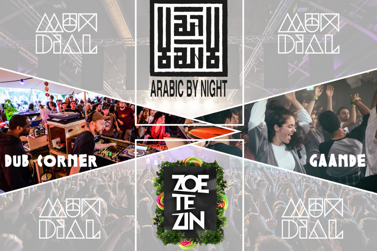 Zoete Zin, Arabic by Night en Dubcorner komen een feestje bouwen op Festival Mundial!