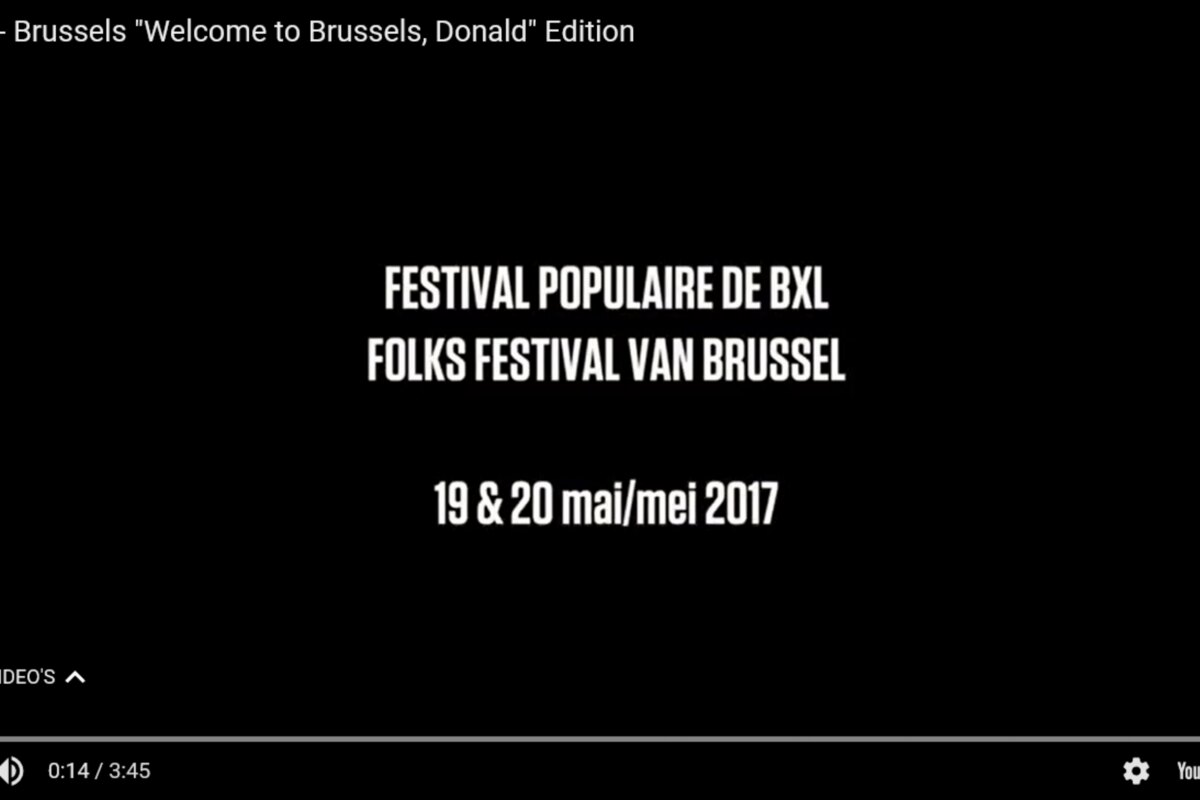 Een nieuwe clip voor 'Brussels' in het kader van het FestPopBxl