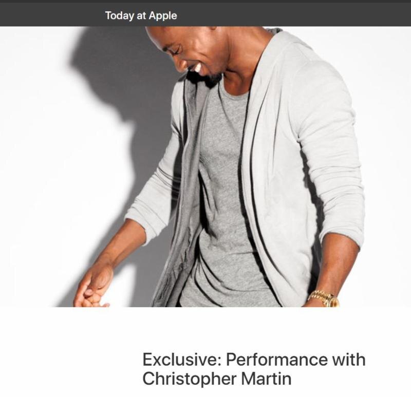 Christopher Martin and Estelle Take Part in Today at Apple