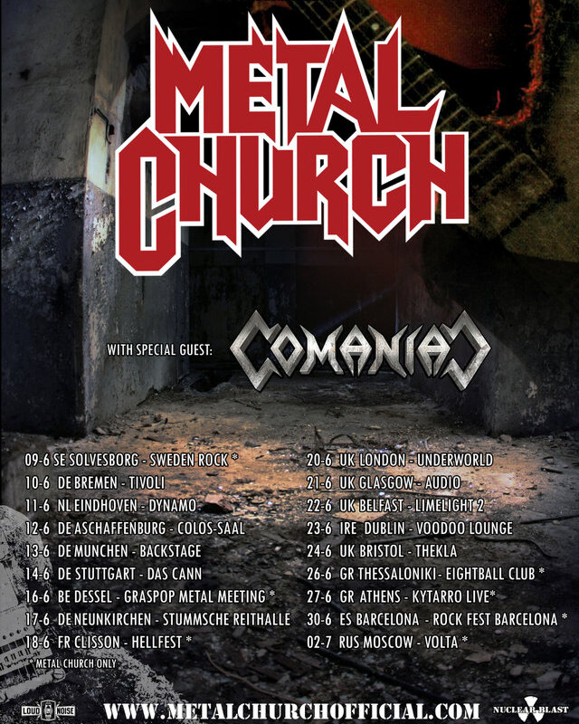 Metal Church release 'Reset' music video; kick off summer tour this week!