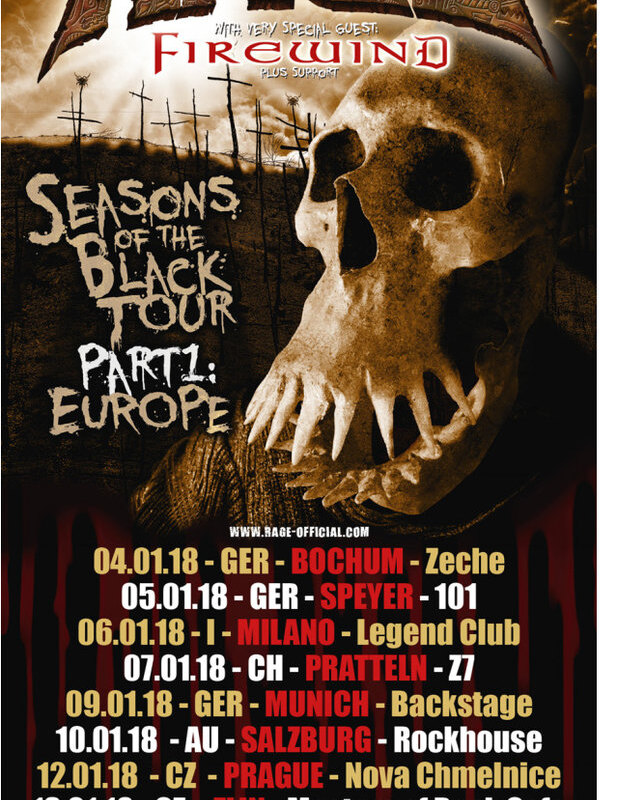 Rage announce European tour and reveal first album trailer!