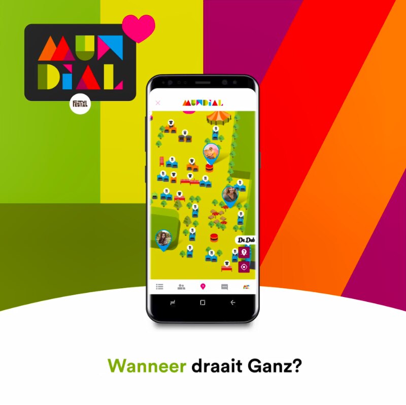 Met splinternieuwe app nooit meer je vrienden kwijt op Festival Mundial
