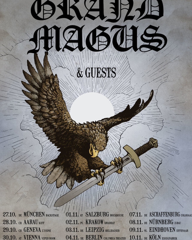 Grand Magus announce European headline tour for October/November 2017