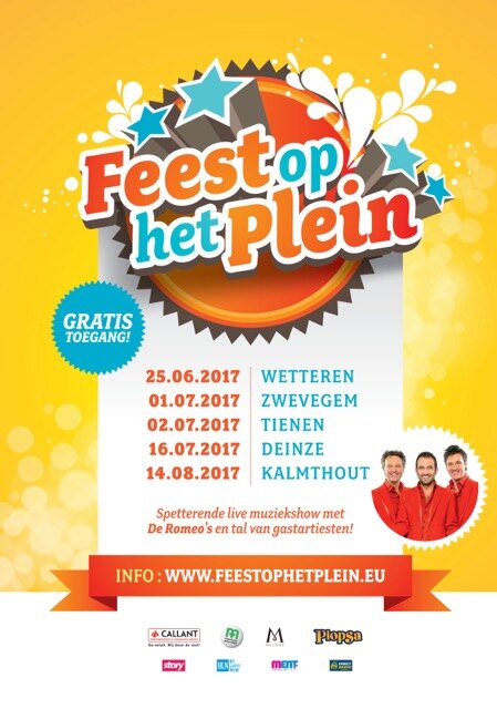 Vanaf zondag, gratis zomeren op 'Feest op het Plein'