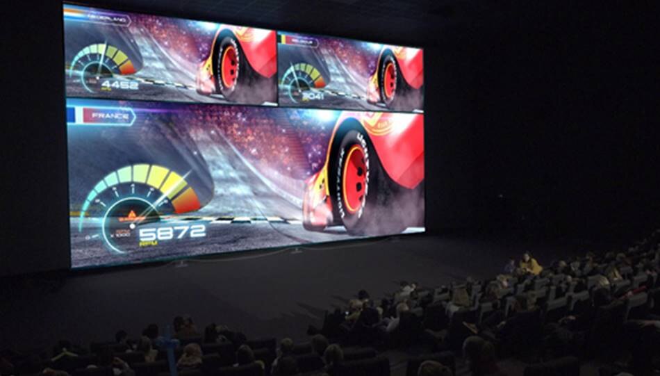 Belgische, Nederlandse en Franse Kinepolis-bezoekers strijden tegen elkaar in virtuele race tijdens avant-première van ‘Cars 3’