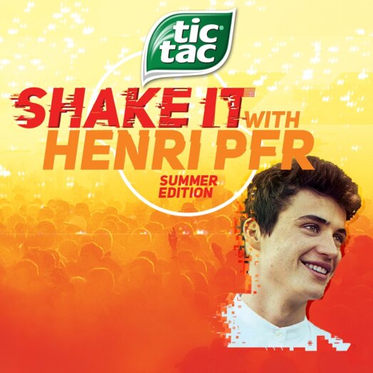 Henri PFR is het nieuwe gezicht van Tic Tac