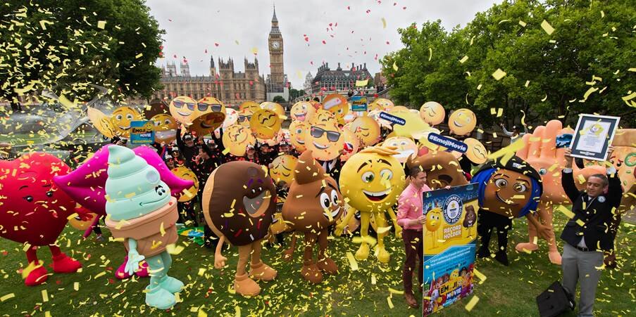 Een wereldrecord voor "De Emoji Film"