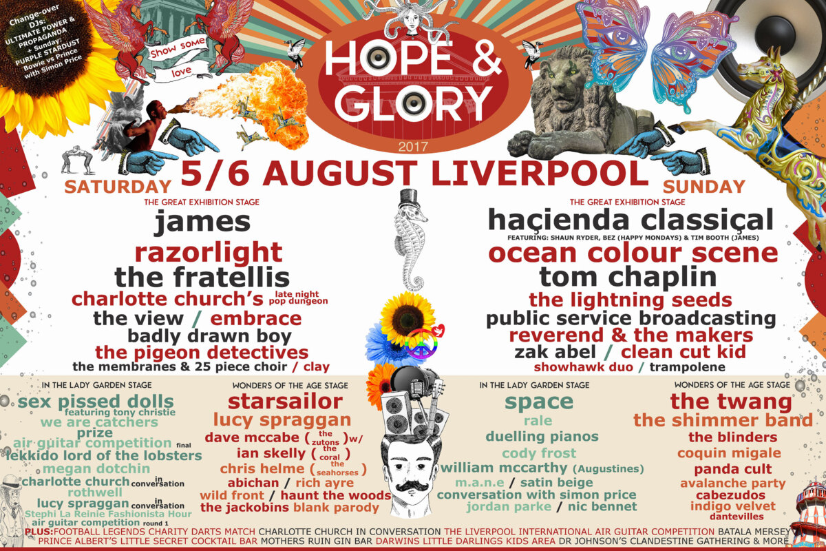 Liverpool's Hope & Glory Festival: spectacular full lineup revealed 