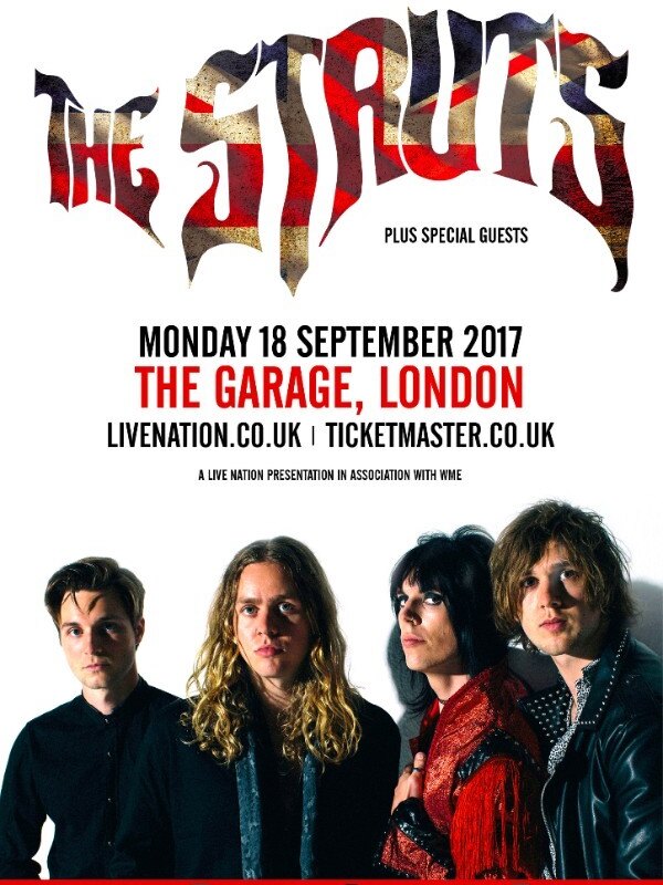 The Struts announce special one-off London show - Sept 18th 