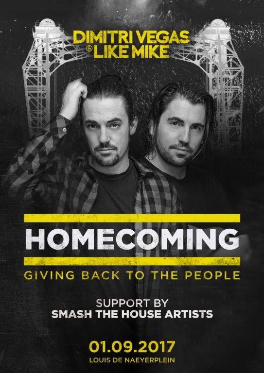 Eerbetoon aan Willebroek: exclusief concert Dimitri Vegas & Like Mike