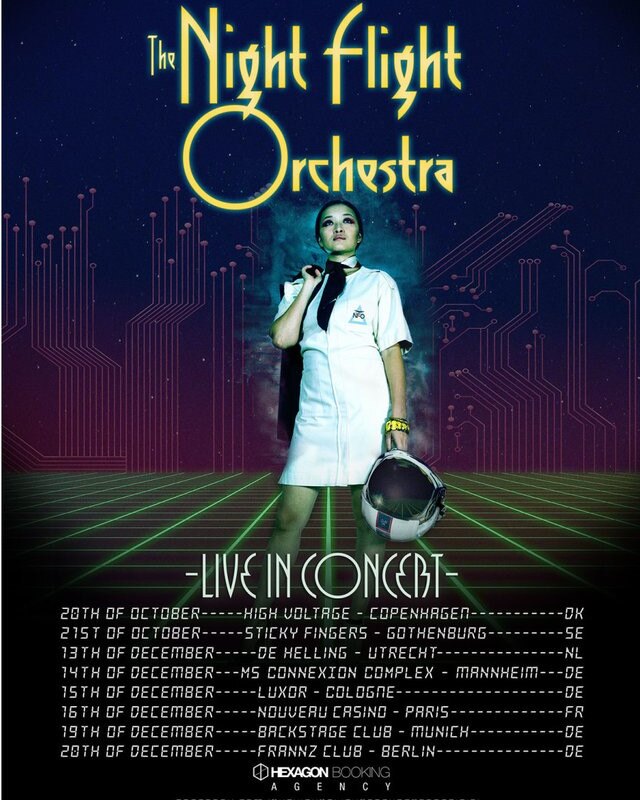 The Night Flight Orchestra announce European shows for fall/winter 2017!