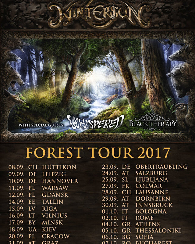 Whispered: support acts WHISPERED and Black Therapy