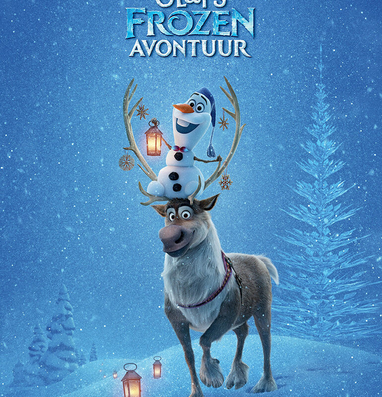 Ontdek de nieuwe poster van de feestelijke kortfilm Olaf's Frozen Avontuur! 
