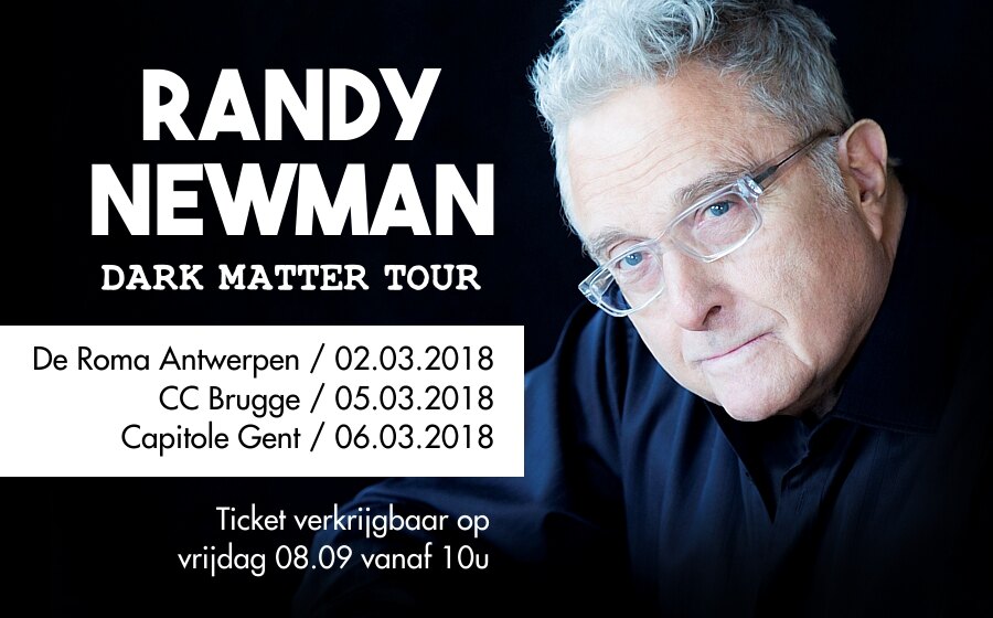 Randy Newman op Dark Matter Tour door Vlaanderen